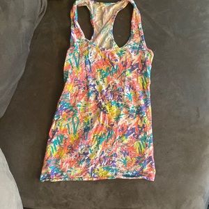 Colorful tank top. Size small.